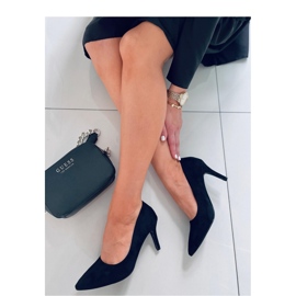 Klassiska högklackade damskor Eurielle Black - Inello svart 1