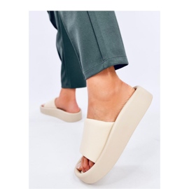 Fontes Beige mjuk damsandal - Inello 1