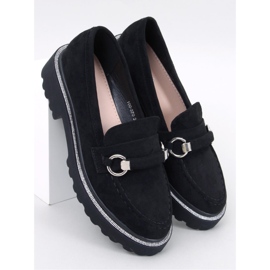 Sheady Black mockamockasiner med hög sula - Inello svart 1