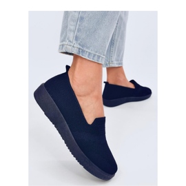 Combe Marinblå socksneakers - Inello 1