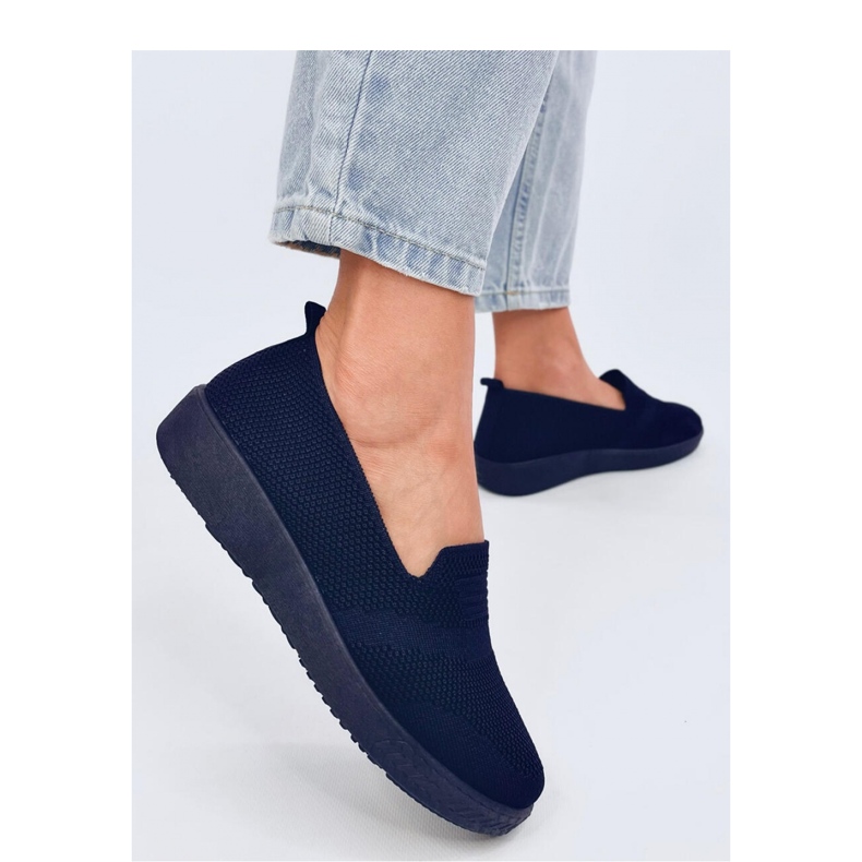 Combe Marinblå socksneakers - Inello 1