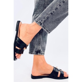 Daudi Black damflip-flops sandal - Inello svart 2