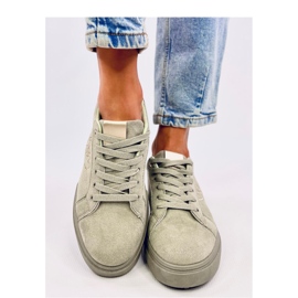 Pastellfärgade damsneakers Akins Green - Inello grön 2