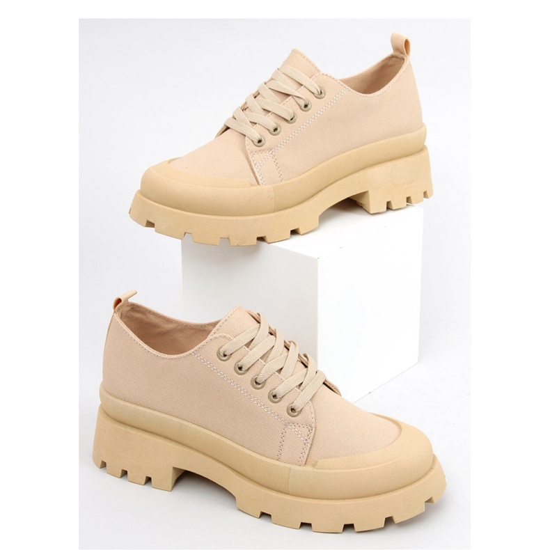 Golv Khaki vandringssneakers - Inello beige 1