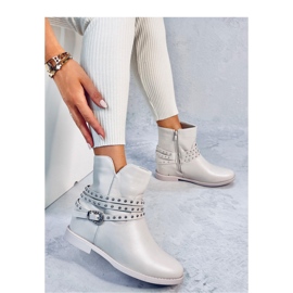 Stovall Beige wedge ankelboots - Inello 2