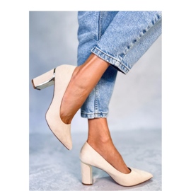 Lucrezia Beige stilettpumps - Inello 2