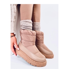 Javier Khaki - Inello snöstövlar i nylon brun 1