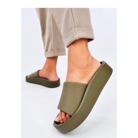 Fontes Oliver mjuk damsandal - Inello grön 1