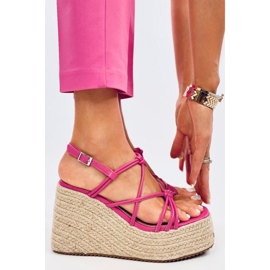 Pascai Fuchsia espadrillesandaler - Inello rosa 1