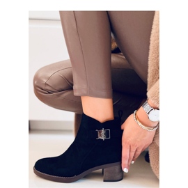 Klassiska högklackade ankelboots Marsha Black - Inello svart 1