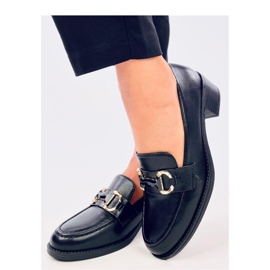 Rabier Black bredklackade pumps - Inello svart 1