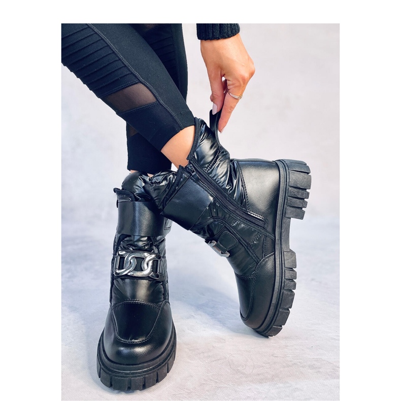 Gabby Black snökängor för kvinnor - Inello svart 2