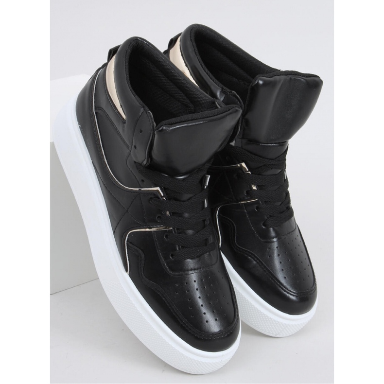 Erva Black high-top sportskor - Inello svart 1