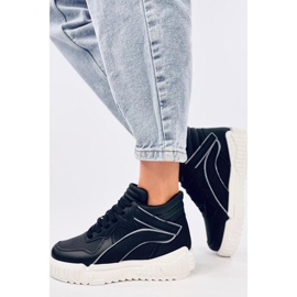 Gahine Black high-top sneakers - Inello svart 1