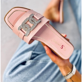 Mille Rosa strass sandal med flip-flops - Inello 1