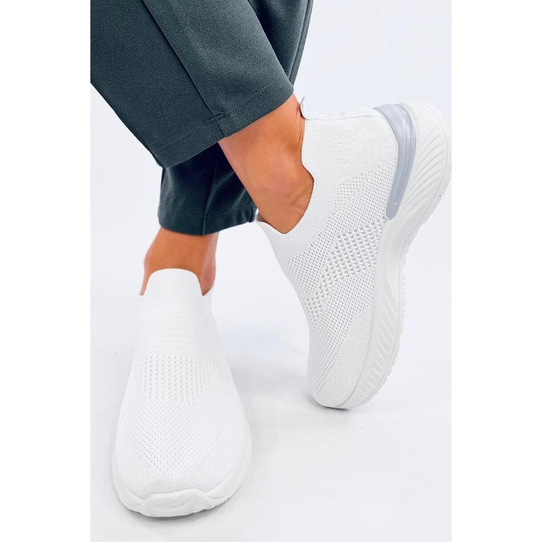 Suare White sock sportskor - Inello vit 1