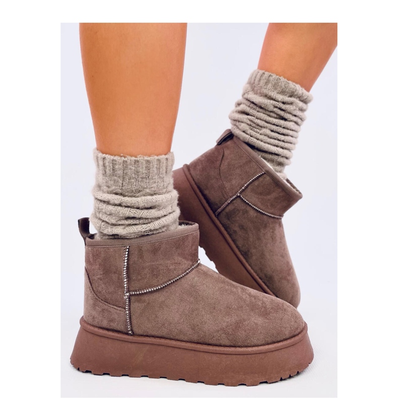 Rodmans Khaki korta platåskor - Inello brun 1