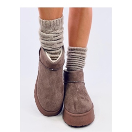 Rodmans Khaki korta platåskor - Inello brun 2