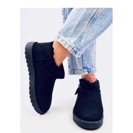 Korta emusbyxor med dragkedja från Frankis Black - Inello svart 2