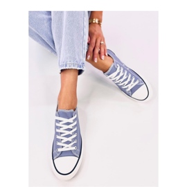 Klassiska damsneakers Basic Jeans - Inello blå 2