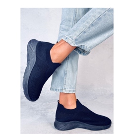 Goff Marinblå strumpa sportskor - Inello 2