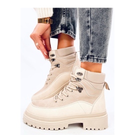 Mathen Beige trapperstövlar - Inello 1