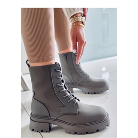 Tamar Gröna ankelboots med snörning - Inello 2