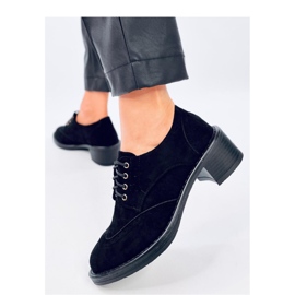 Vedra Black högklackade loafers - Inello svart 1