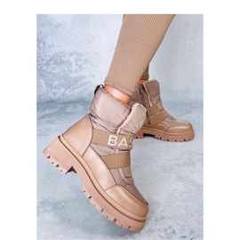 Little Khaki snöstövlar för kvinnor - Inello brun 2