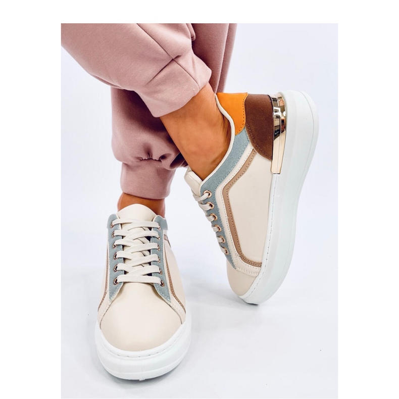 Duries Beige damsneakers - Inello 1