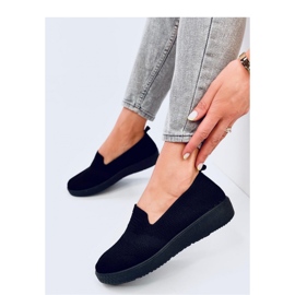 Combe Black sock sneakers - Inello svart 1