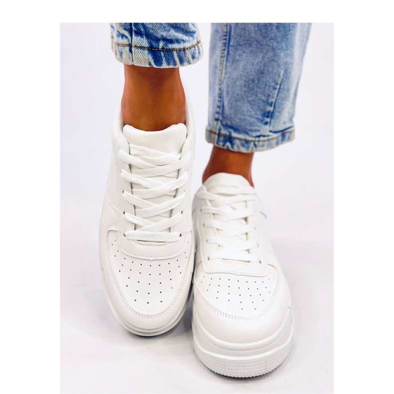 Clemons Allwhite damsneakers - Inello vit 1
