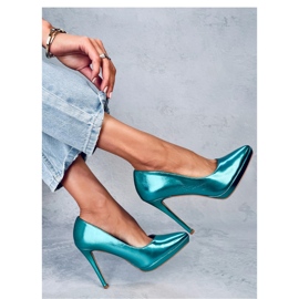 Blume Green stilettpumps - Inello grön 1