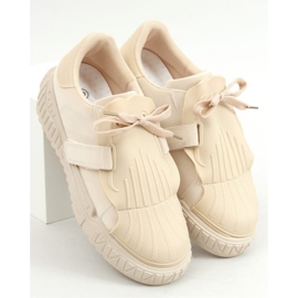 Beige sneakers för dam NB513P Beige - Inello 1