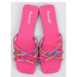 Sandal flipflops med strass Rexha Fuchsia - Inello rosa 1