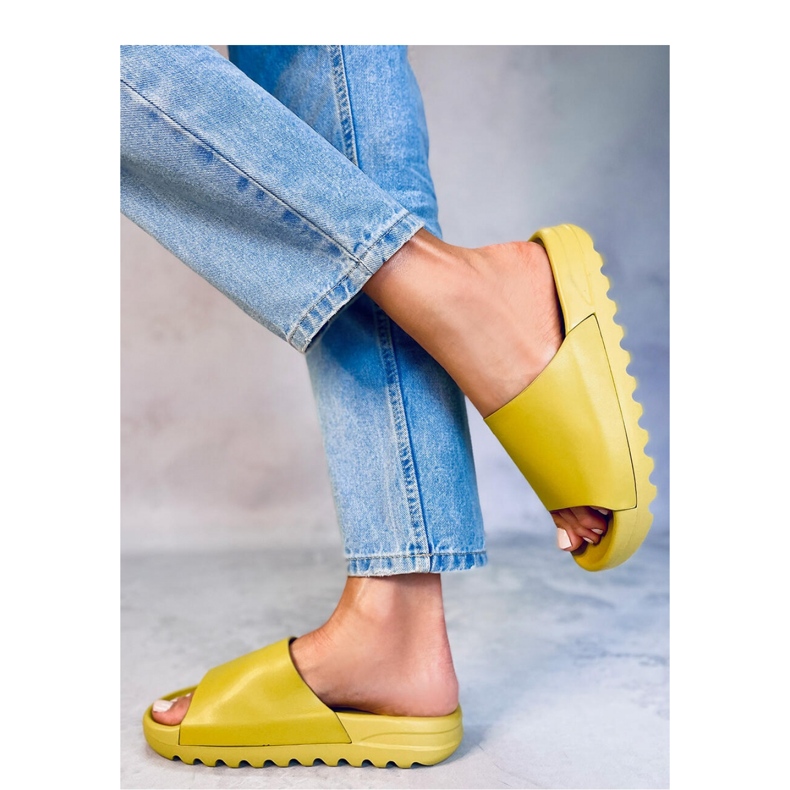 Kolb Green sandal med flip-flops för kvinnor - Inello grön 1