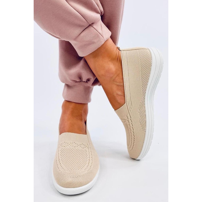 Didier Beige socksneakers - Inello 1