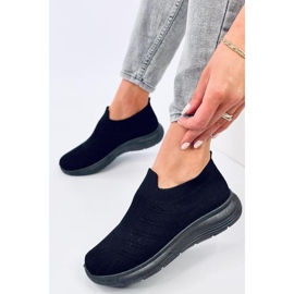Groppi Allblack slip-on sock skor - Inello svart 1