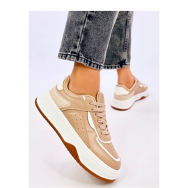 Moriau Camel damsneakers - Inello brun 1