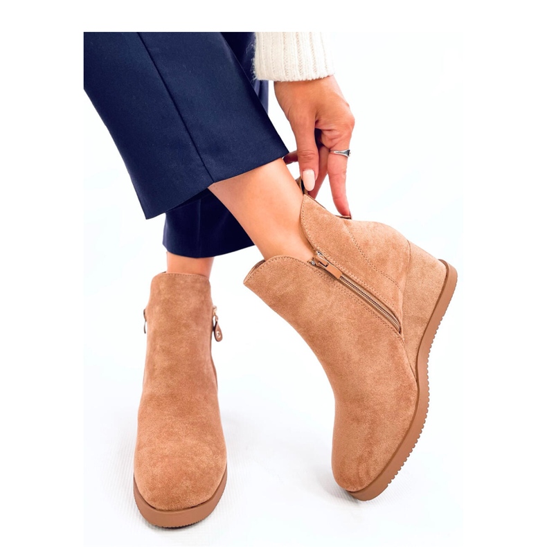 Paxten Camel kilboots i mocka - Inello brun 2
