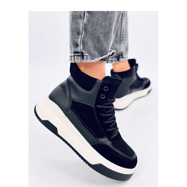 Riess Black high-top sneakers - Inello svart 2