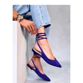 Dentoni Lila balettkläder med snörning - Inello purpur 1