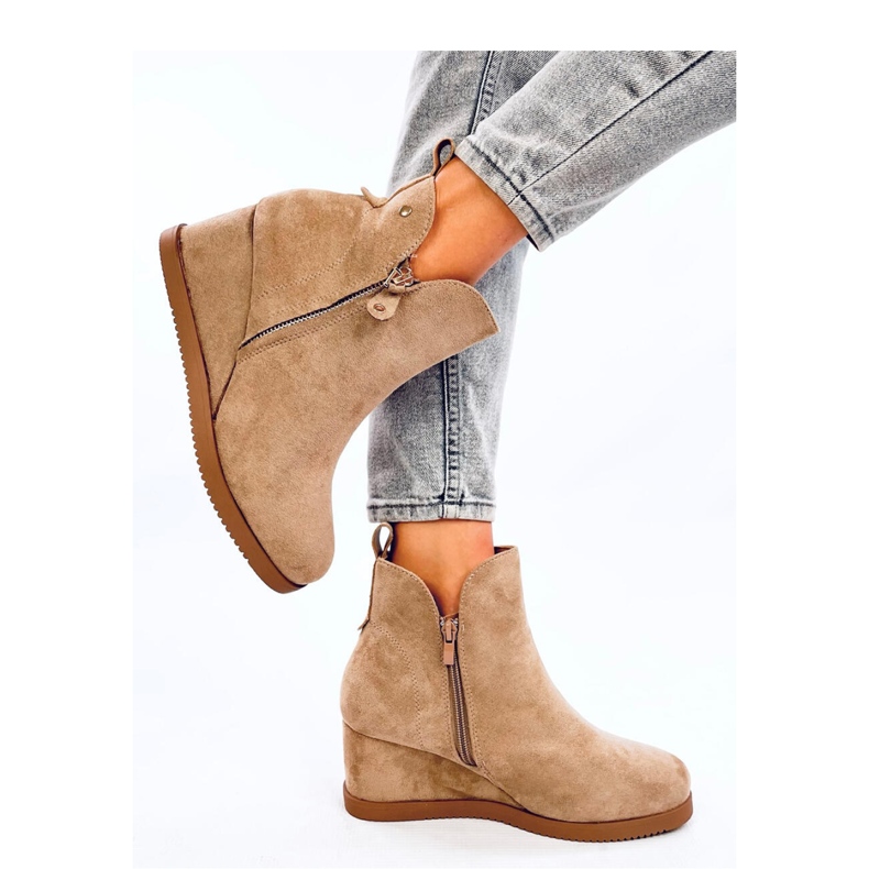 Paxten Khaki kilboots i mocka - Inello beige 1