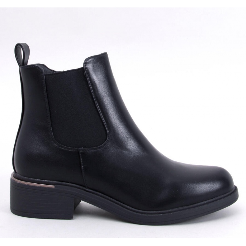 Tagart Black grain Chelsea boots - Inello svart 1