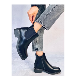 Tagart Black grain Chelsea boots - Inello svart 2