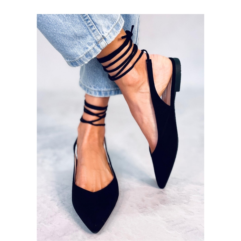 Dentoni Svarta balettkläder med snörning - Inello 1