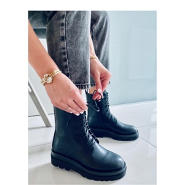 West Black högsulade ankelboots - Inello svart 2