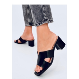 Vallon Svart sandal med högklackade flip-flops - Inello 2