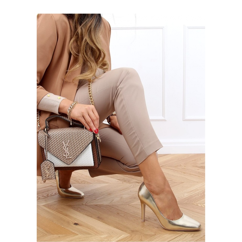 Högklackat guld dam LE081P L.GOLD - Inello 1