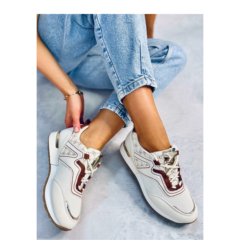 Murray Beige damsneakers - Inello 1